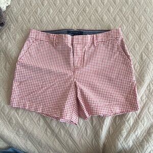 Tommy Hilfiger Red Checkered Women Shorts